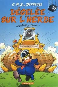 Dégelée sur l'herbe