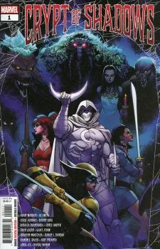 Cover of The Crypt of Shadows; Werewolf by Moon Knight; Down Came the Rain; Neither Big Nor Bad; Skin Crawl; Endless Slaughter in the Infinite Swamp