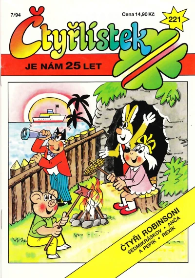 Cover of Čtyři Robinsoni