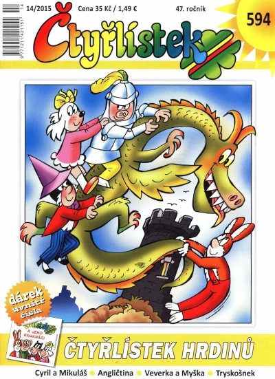 Cover of Čtyřlístek hrdinů