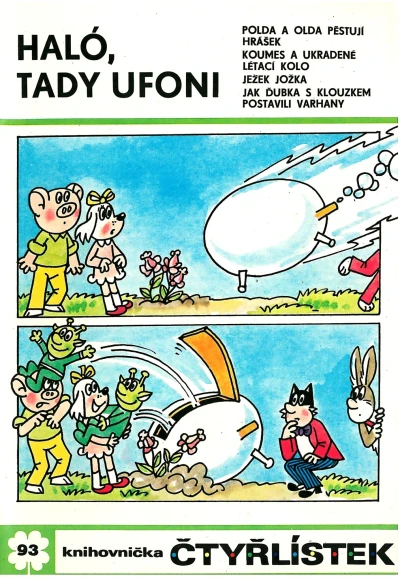 Cover of Haló, tady ufoni