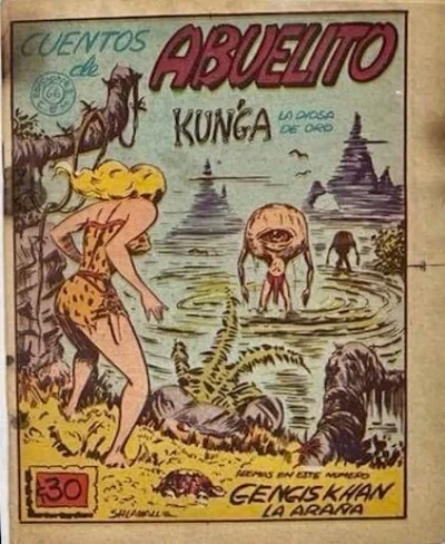 Cover of Kunga la Diosa de Oro / Gengis Khan / La Araña