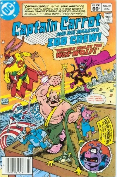 Cover of Curse of the Wuz-Wolf; The Fadeaway Crimes of the Cheshire Cheetah!