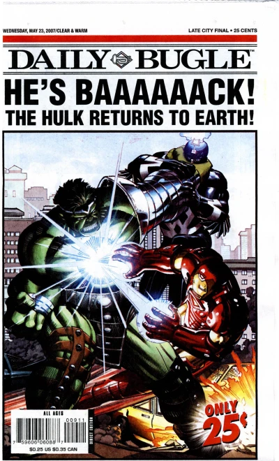 Cover of The Hulk Returns to Earth