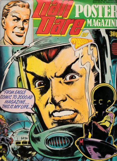 Cover of Dan Dare poster magazine