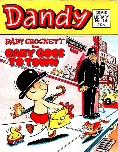 Cover of Baby Crockett in Baby goes to town