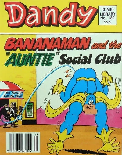 Cover of Bananaman and the "Auntie" Social Club