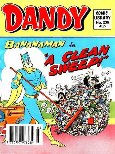 Cover of Bananaman in A Clean Sweep!
