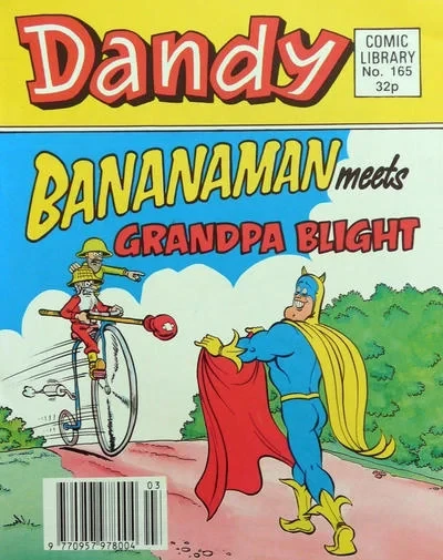 Cover of Bananaman Meets Grandpa Blight