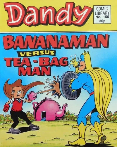 Cover of Bananaman Versus Tea-Bag Man