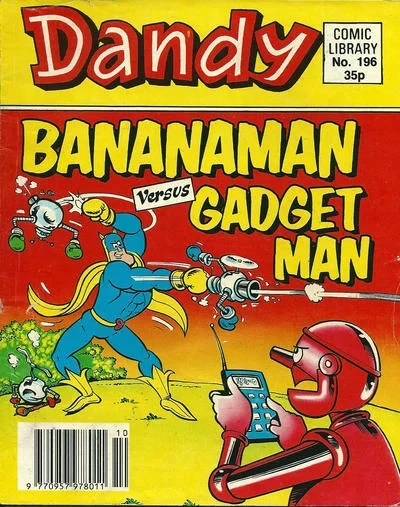Cover of Bananaman Versus Gadget Man