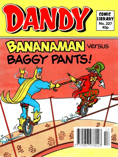 Cover of Bananaman versus Baggy Pants!
