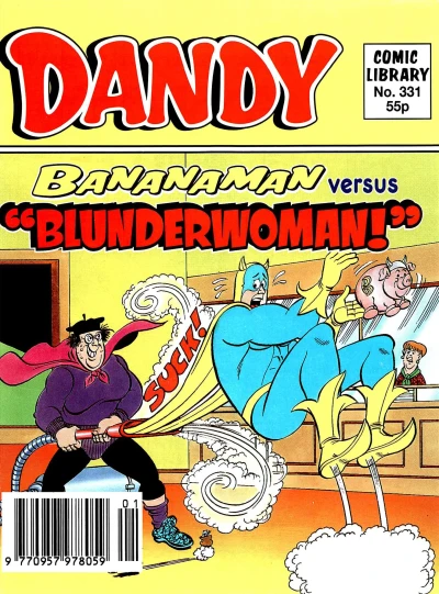 Cover of Bananaman versus BlunderWoman!