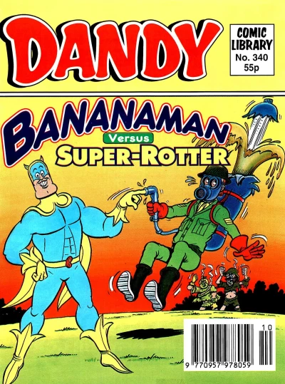 Cover of Bananaman versus Super-Rotter