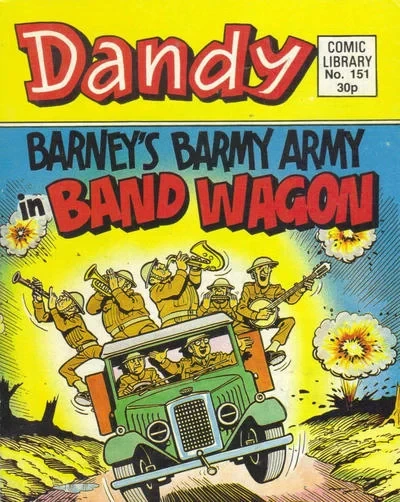 Cover of Barney's Barmy Army in Band Wagon