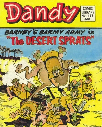 Cover of Barney's Barmy Army in "The Desert Sprats"