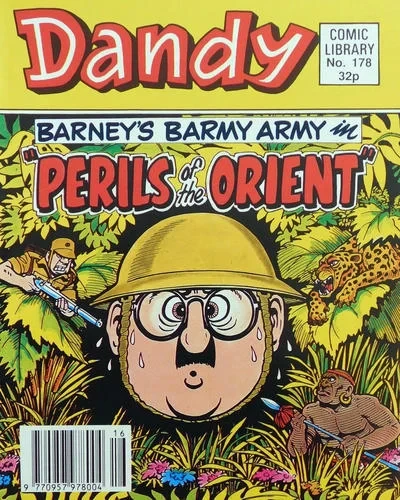 Cover of Barney's Barmy Army in "Perils of the Orient"