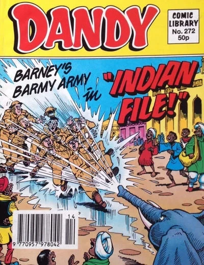 Cover of Barney's Barmy Army in "Indian File"