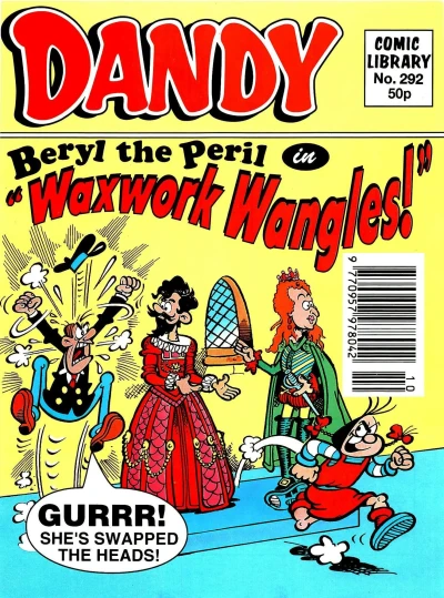 Cover of Beryl the Peril in Waxwork Wangles