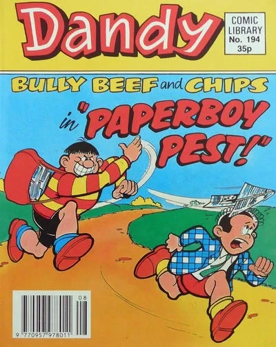 Cover of Bully Beef and Chips in "Paperboy Pest!"