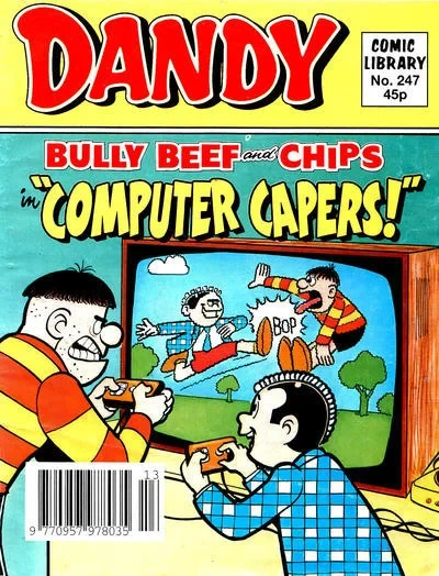 Cover of Bully Beef and Chips in "Computer Capers!"