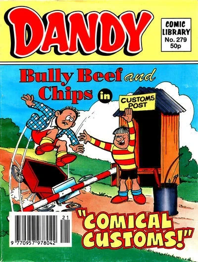 Cover of Bully Beef and Chips in "Comical Customs!"