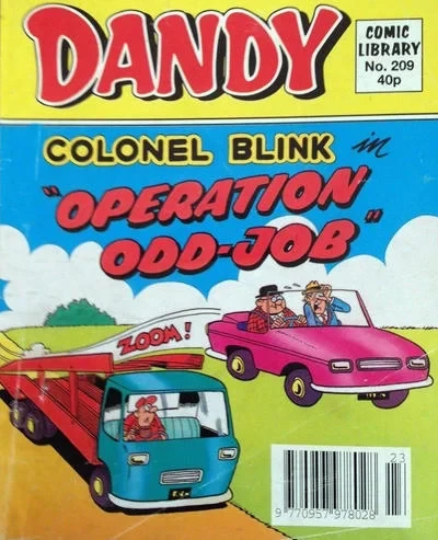Cover of Colonel Blink in "Operation Odd-Job"