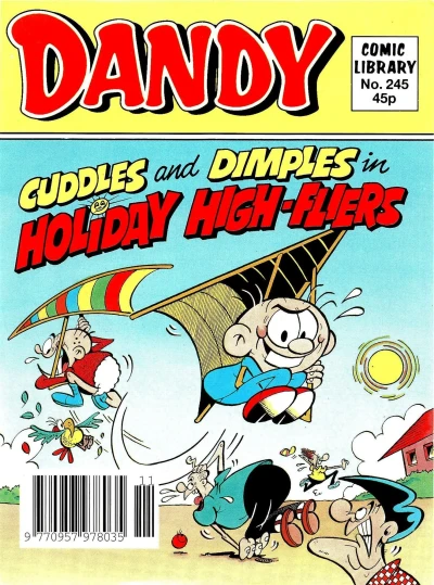 Cover of Cuddles and Dimples in Holiday High-Fliers