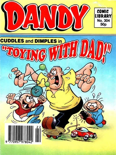 Cover of Cuddles and Dimples in "Toying with Dad!"
