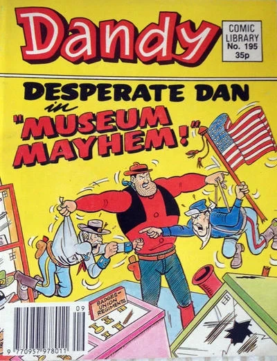 Cover of Desperate Dan in "Museum Mayhem!"