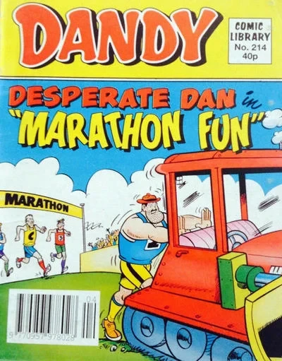 Cover of Desperate Dan in "Marathon Fun"