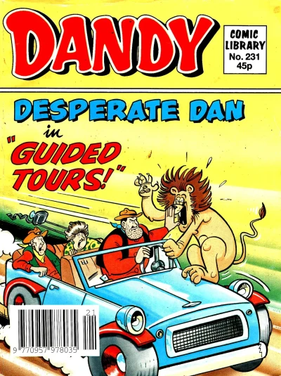 Cover of Desperate Dan in Guided Tours!