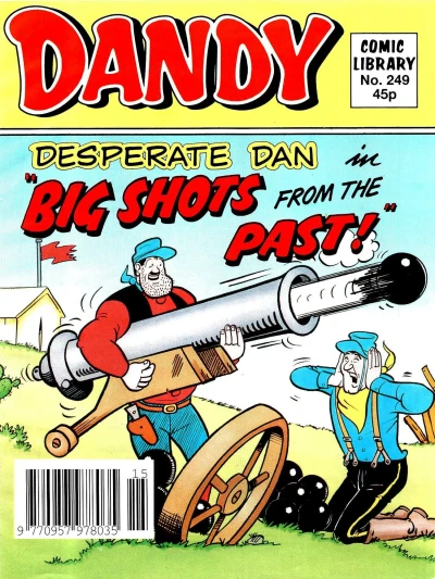Cover of Desperate Dan in "Big Shots from the Past!"