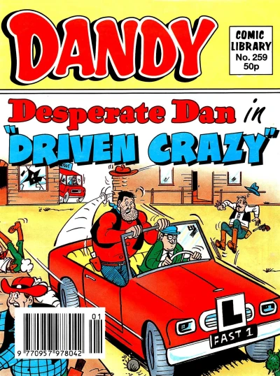 Cover of Desperate Dan in Driven Crazy