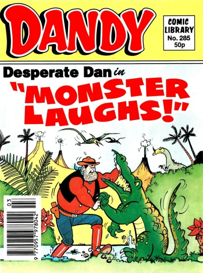 Cover of Desperate Dan in Monster Laughs