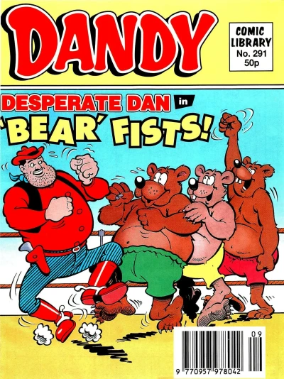 Cover of Desperate Dan in Bear Fists