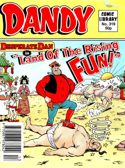 Cover of Desperate Dan in Land of the Rising Fun!
