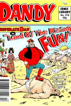 Desperate Dan in Land of the Rising Fun!