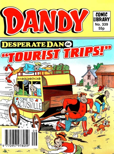 Cover of Desperate Dan in Tourist Trips!