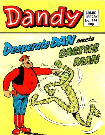 Cover of Desperate Dan meets Cactus Man