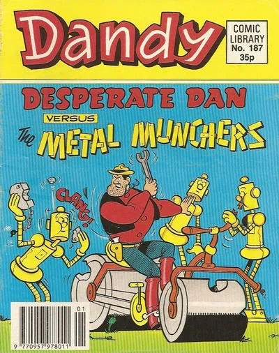 Cover of Desperate Dan Versus The Metal Munchers