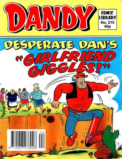 Cover of Desperate Dan's "Girlfriend Giggles!"