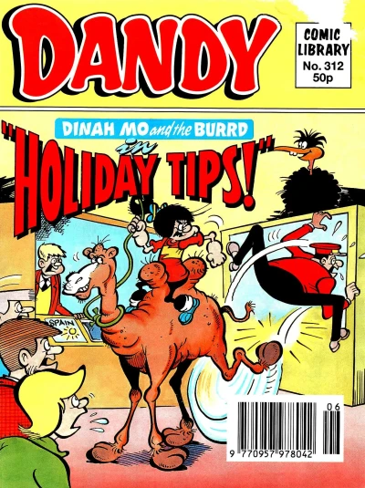 Cover of Dinah Mo and the Burrd in Holiday Tips!