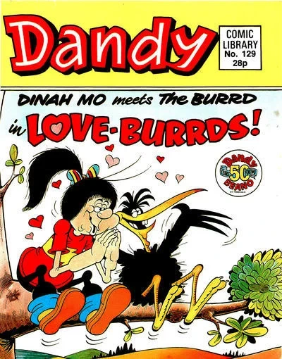 Cover of Dinah Mo Meets the Burrd in Love Burrds!