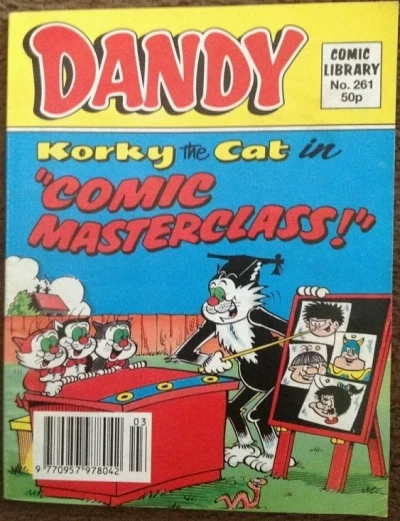Cover of Korky the Cat in "Comic Masterclass"