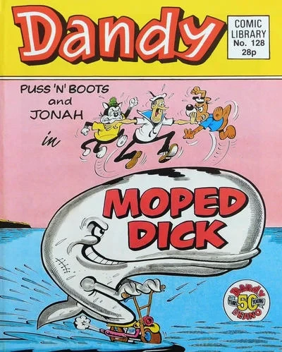 Cover of Puss 'n' Boots and Jonah in Moped Dick