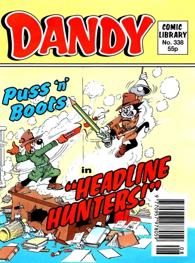 Cover of Puss 'n' Boots in Headline Hunters!
