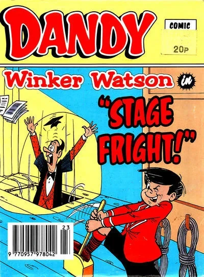 Cover of Winker Watson in  "Stage Fright!"