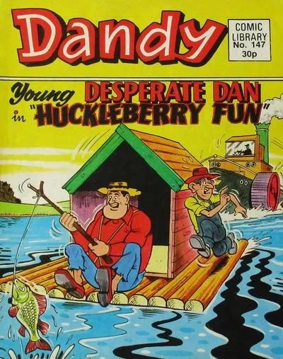Cover of Young Desperate Dan in "Huckleberry Fun"