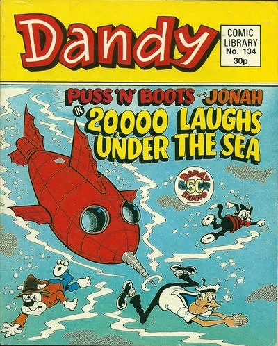 Cover of Puiss 'n' Boots and Jonah in 20,000 Laughs Under the Sea